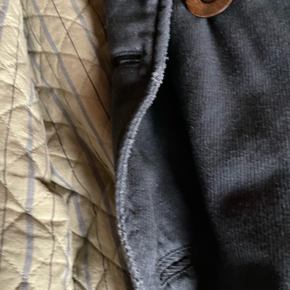 Men’s jacket, pea coat style, cotton cloth, quilted lining. - Picture 4 of 8